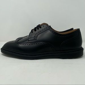 Dr. Martens Kelvin II Brogues Flats Black Leather AW004 Men's Size 11 Wing Tip